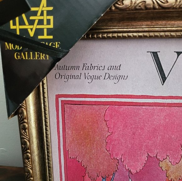 Brand new never used - A Vogue Cover Of Autumn Fabrics September 1st 1921 - Picture 5 of 8